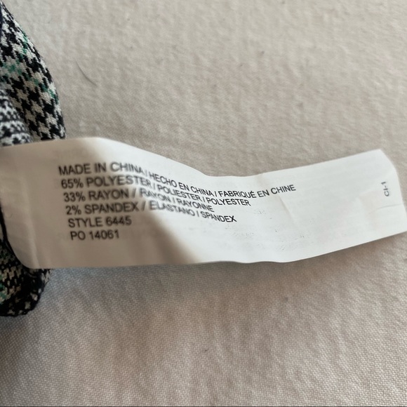 Eloquii Glen Plaid Tulip Hem Skirt Size 26 - Picture 7 of 10